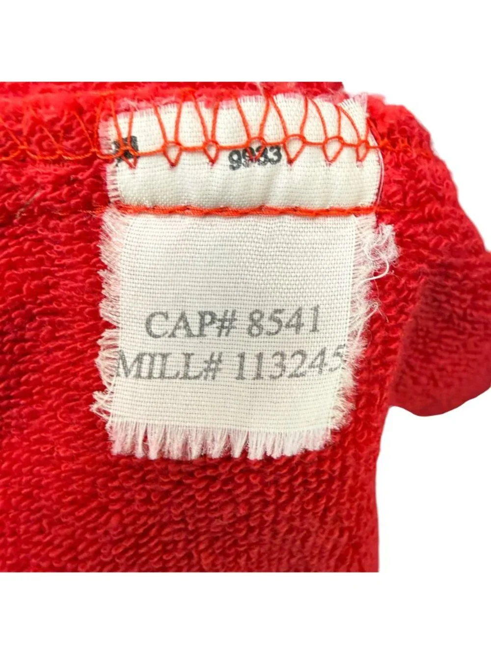 TOMMY HILFIGER Mens Bath Robe One Size Red Terry Cloth Shawl Collar Cotton